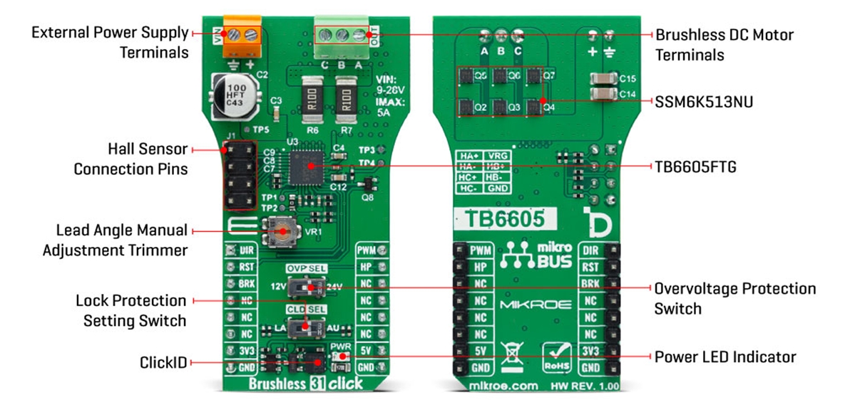 Mikroe Brushless 31 Click